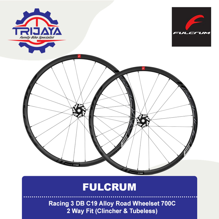 Fulcrum Racing 3 DB C19 Alloy Wheelset Road Bike