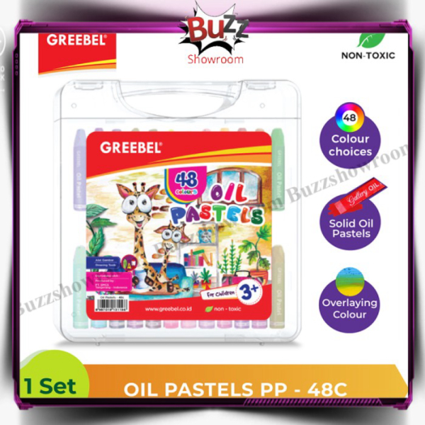 

warna Greebel Promo Kids Diskon Anak Oil Pastel 48 Crayon krayon 48w