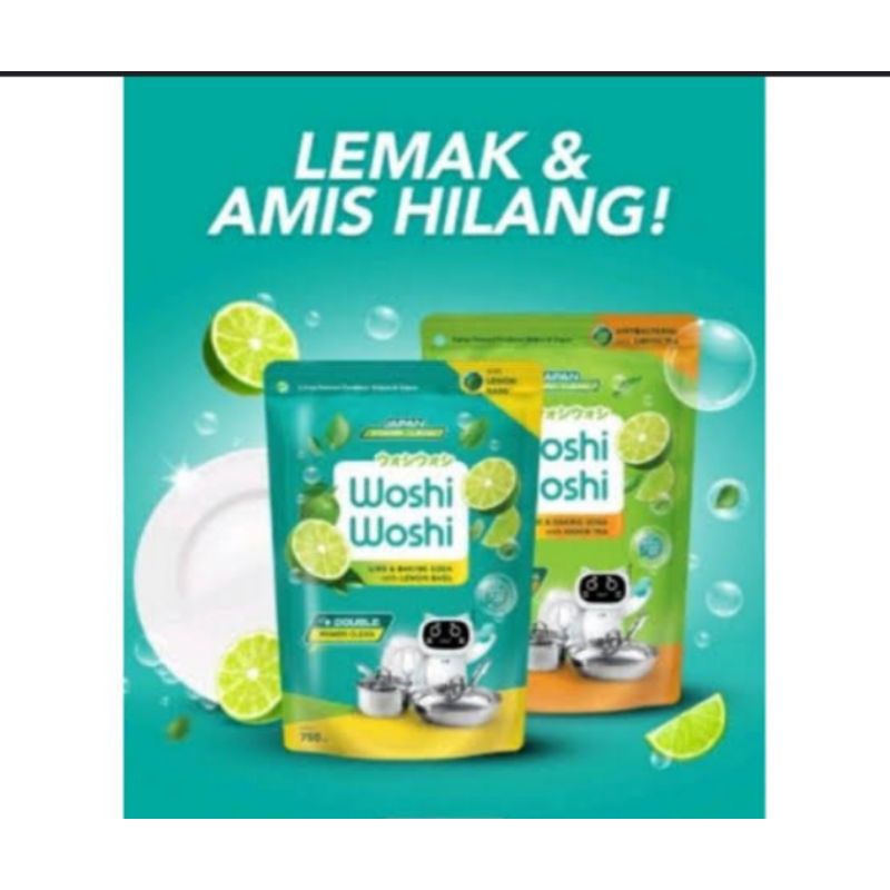 Woshi Woshi Sabun Pencuci Piring Tersedia Ukuran 200 ML dan 75 ML