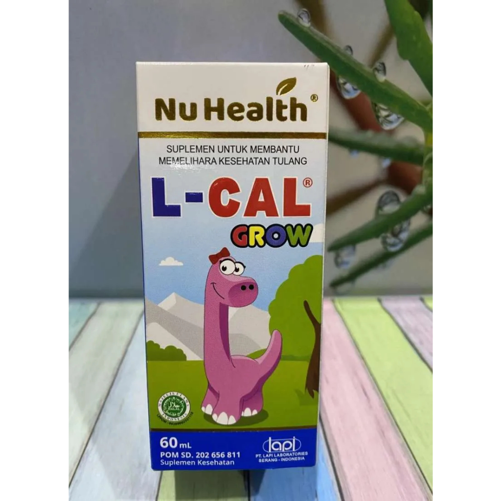 L -CAL GROW 60 ML nu health L-CAL l cal grow vitamin peninggi badan anak vitamin tulang anak