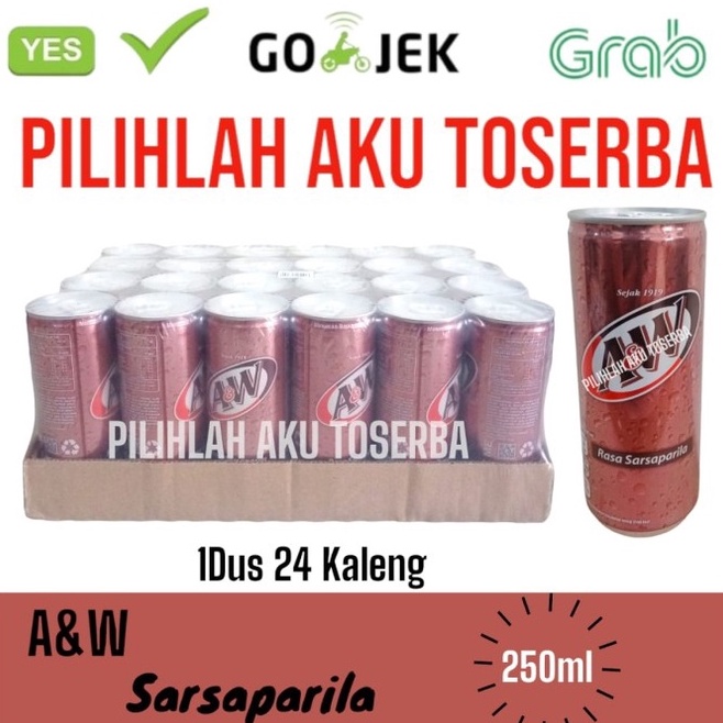 

Sabet Promo AW Sarsaparila Root Beer KALENG CAN 25 ml HARGA 1 DUS