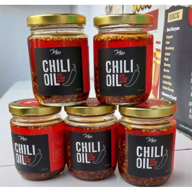 

CHILI OIL 250ML HALAL. MINYAK SAMBAL HALAL. Murah Hemat (untuk baso, baso aci, bakso, dimsum, nasi goreng, mie ayam, indomie, ramen)