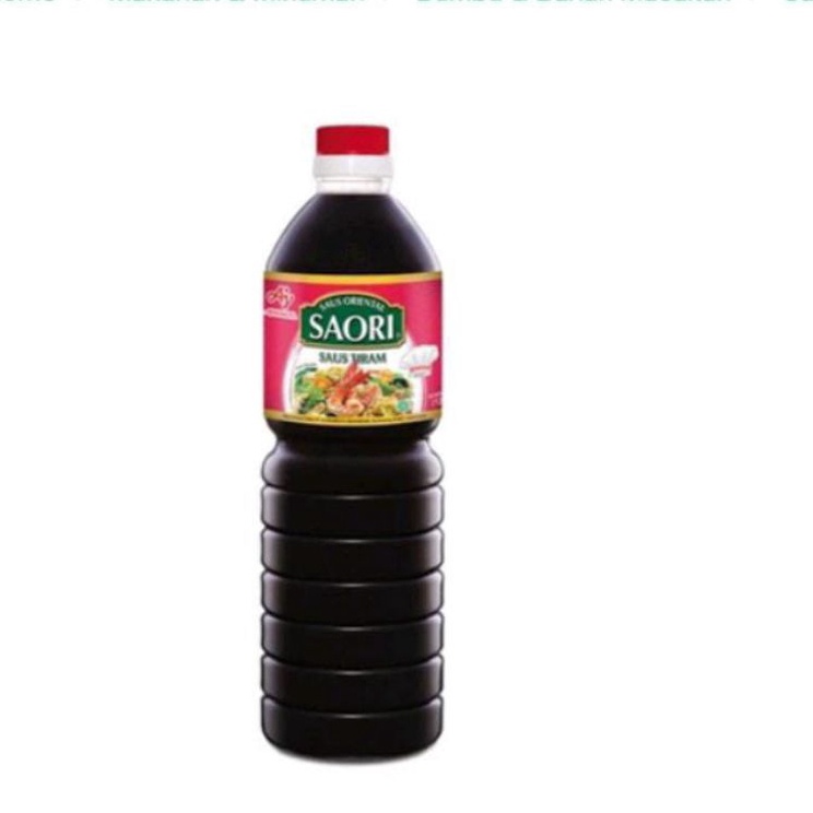 

Sikat abis Saori saus Tiram Botol 1 liter