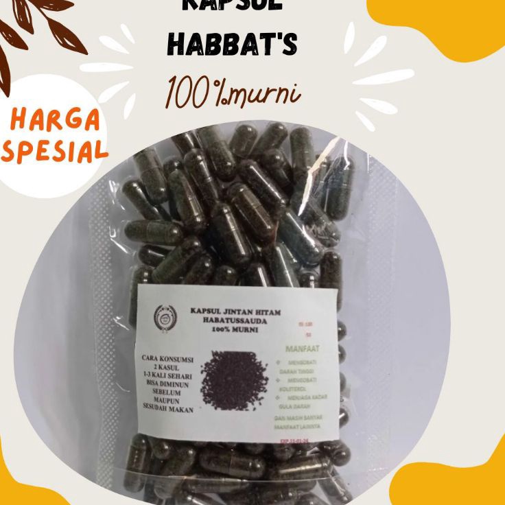 

Diskon Heboh JINTAN HITAM KAPSULHABBATUSSAUDA ISI 1 KEMASAN STANDING POUCH