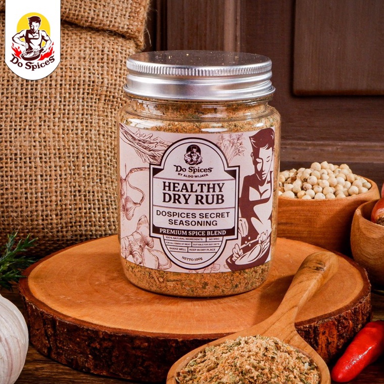 

Klaim promo Dospices Healthy Dry Rub Bumbu marinasi rendah kalori Secret seasoning