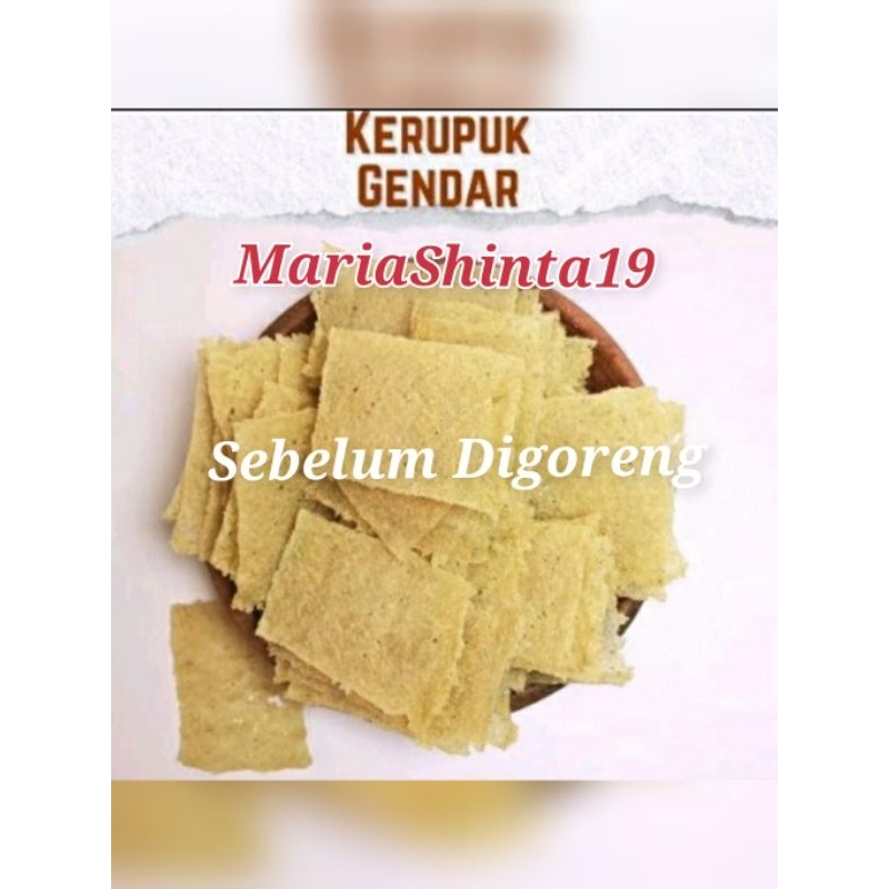 

250g Kerupuk Gendar Mentah 250 g