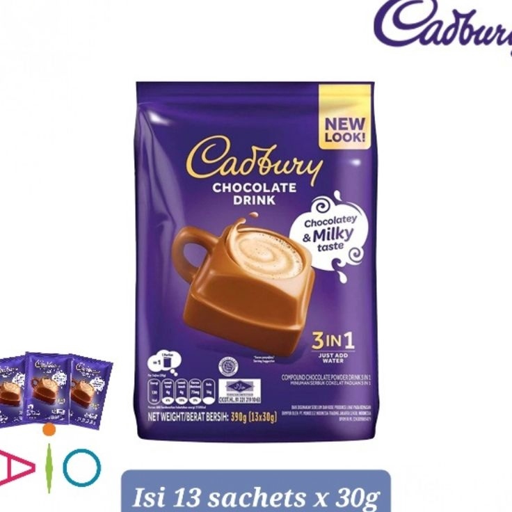 

Hemat Banget Cadbury Hot Chocolate Drink 3in1 Malaysia 13 Sachet