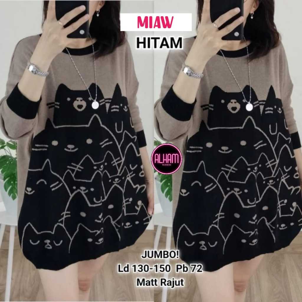 BLOUSE WANITA KOREAN STYLE MOTIF ELEGAN JUMBO KEKINIAN BAJU ATASAN BLOUSE RAJUT WANITA KOREAN STYLE 