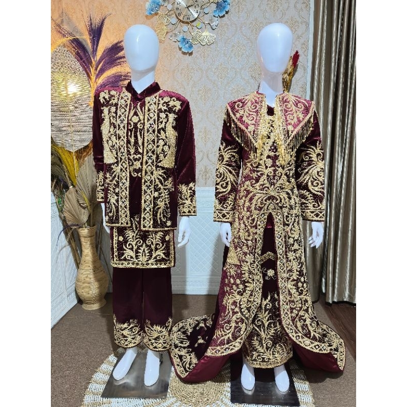 BAJU PENGANTIN MINANG GAMIS MODERN PREMIUM