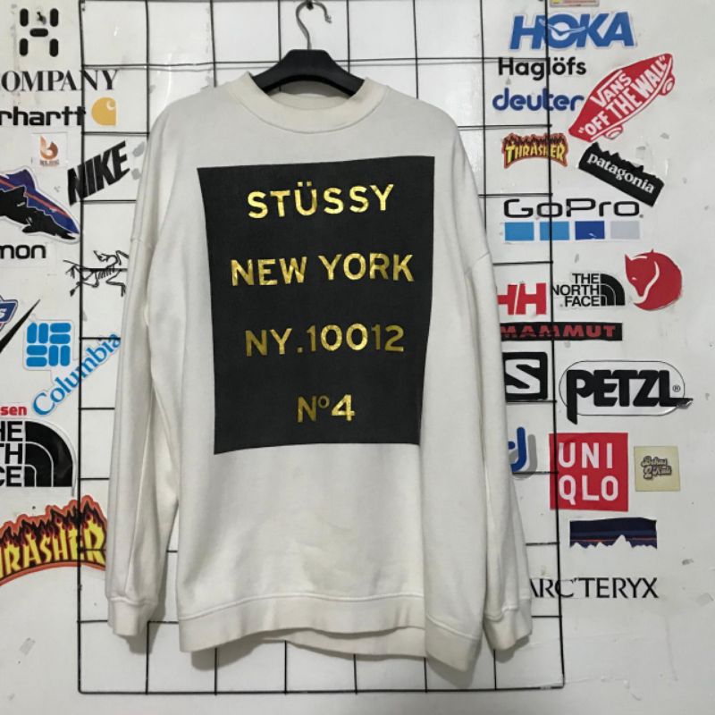 stussy crewnek sweater size XL second bekas preloved branded