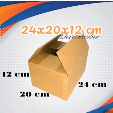 

Kardus box packing 24x20x12 cm dus serbaguna
