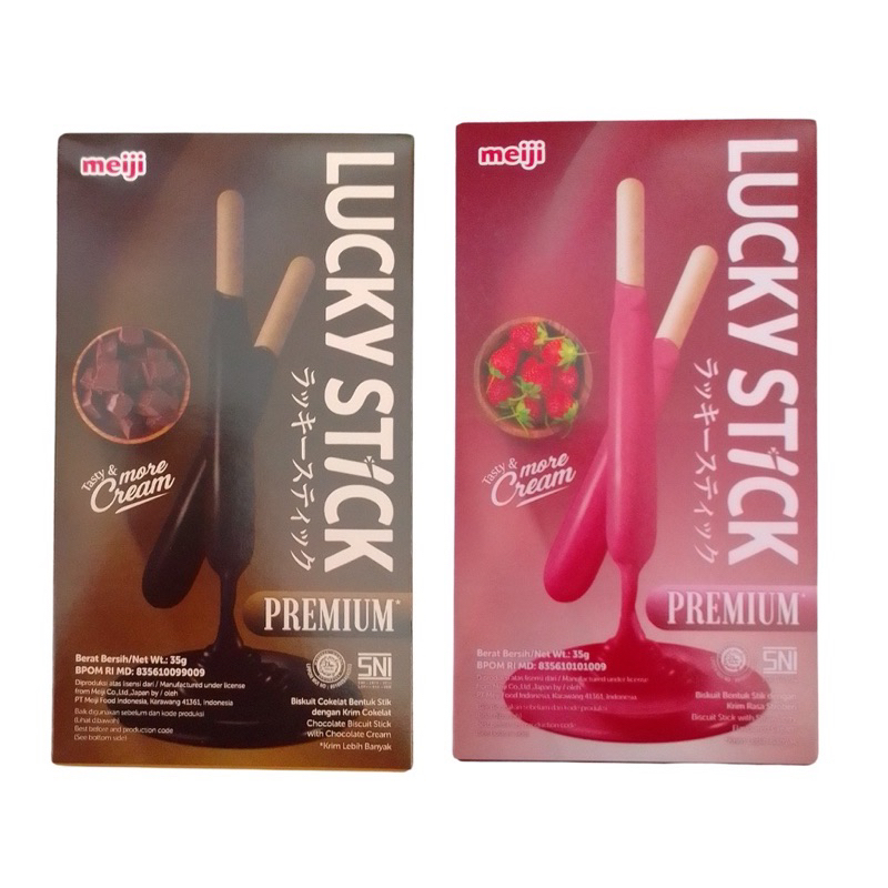 

Meiji Lucky Stick, Biskuit Import