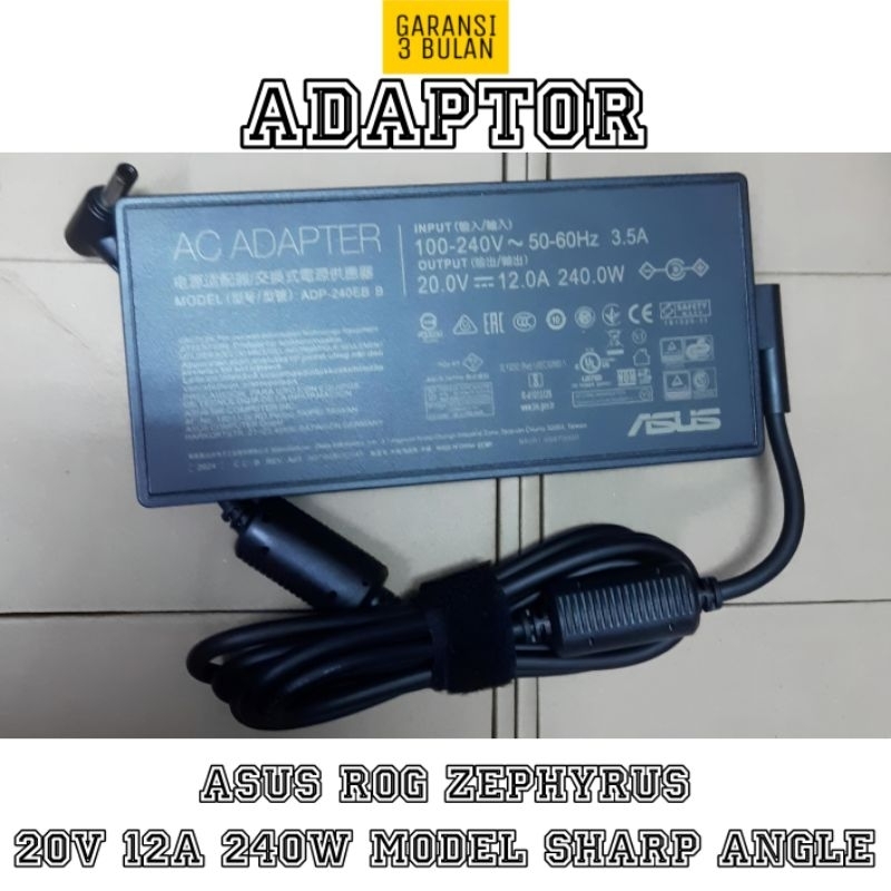 Adaptor Charger Laptop ASUS ROG STRIX G15 G513 Series 240W 20V 12A Ori