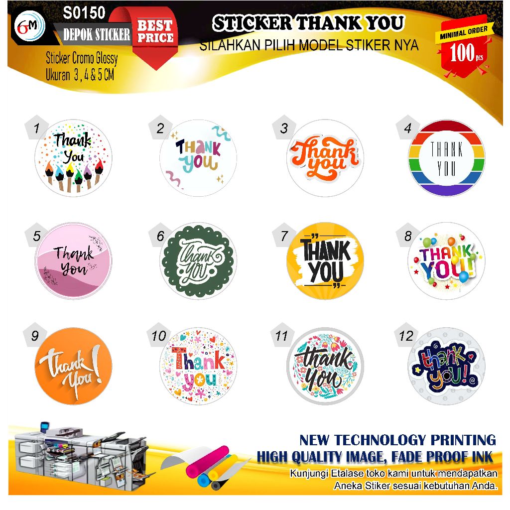 

Stiker Thank you