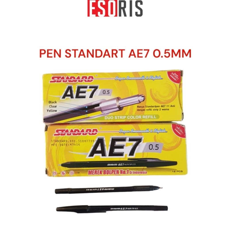 

(ES) E3C346 Pulpen Ballpoint Bollpen STANDARD Pen Standart AE7 0.5mm