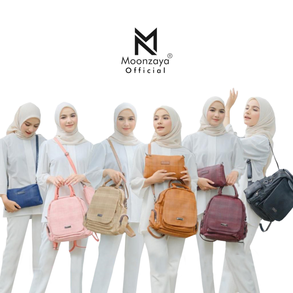 Tas Ransel Backpack Free Tas Selempang Manohara 2 in 1 Original Moonzaya