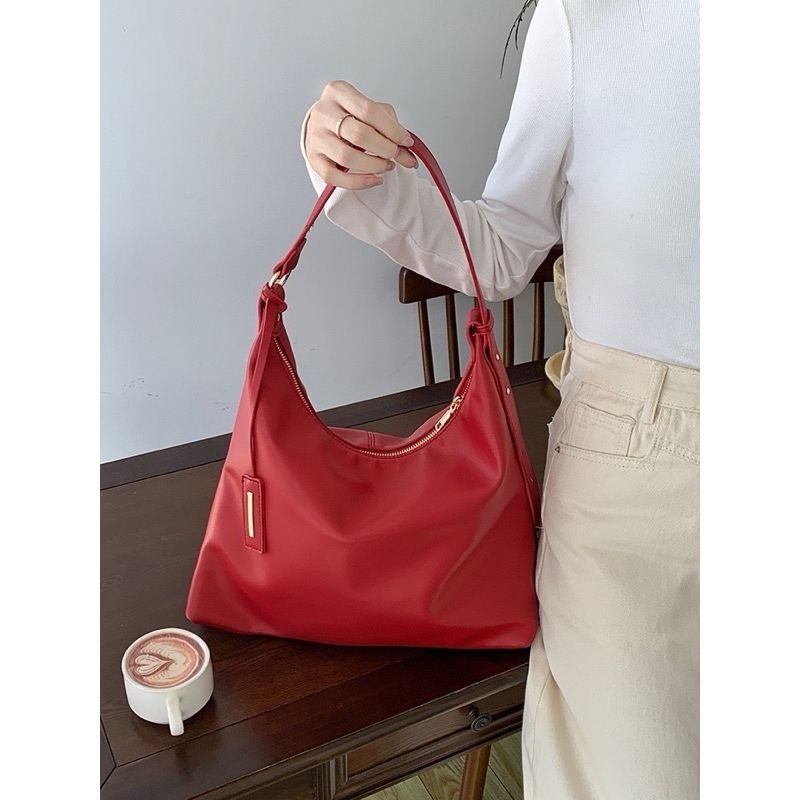 Tas Bahu Kulit Wanita Leather Tas Cewek Tote Bag Casual Tas Kuliah Cewek Tote Shoulder Bag SLL 996