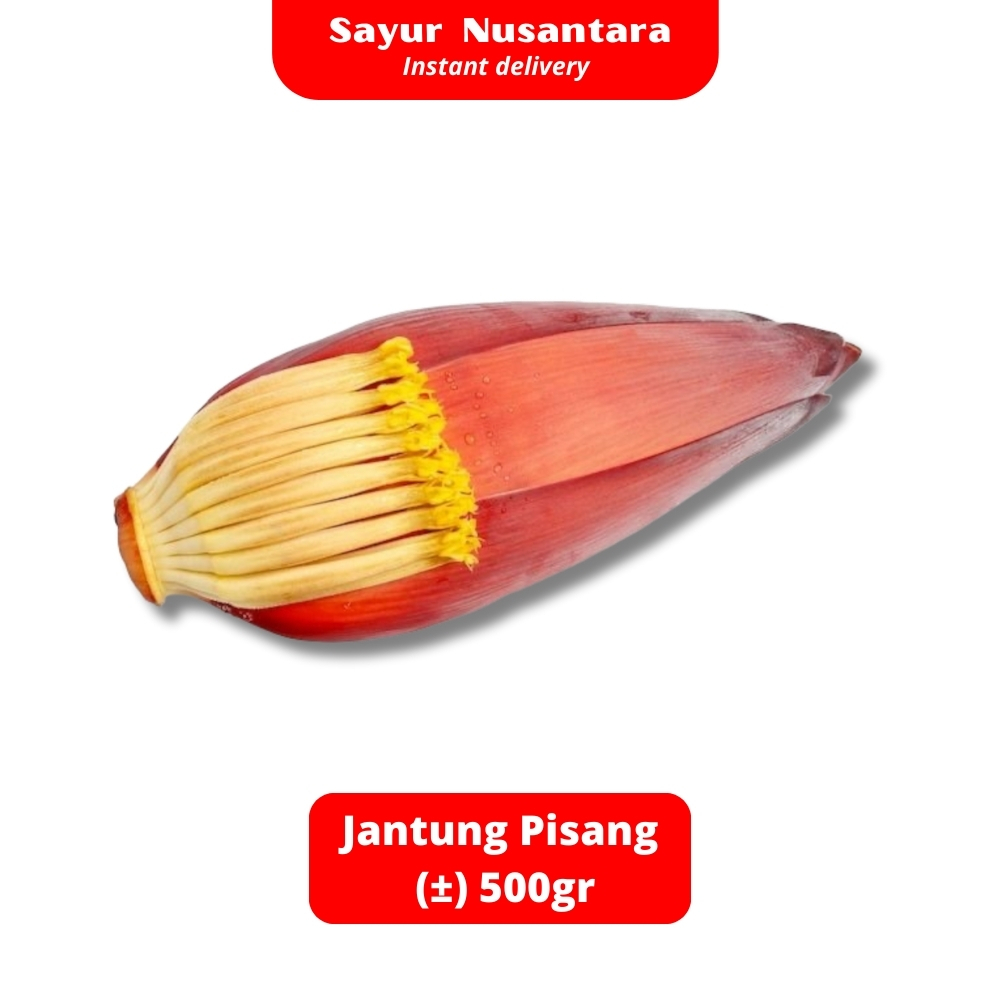 

Jantung Pisang ± 500gr - Sayur Nusantara KIRIM INSTANT