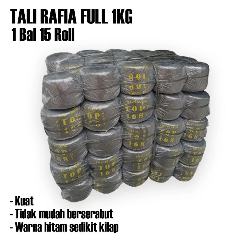 

Tali Rafia Full 1 Kg 1 Ball 15 Roll
