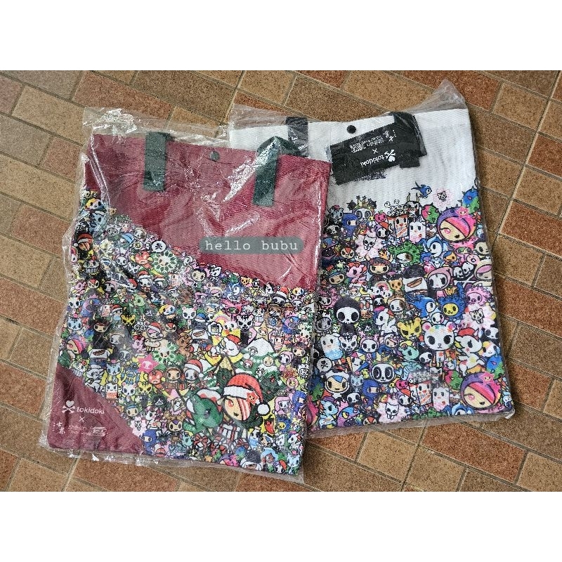 Tote bag tas belanja kanvas Tokidoki x Shihlin
