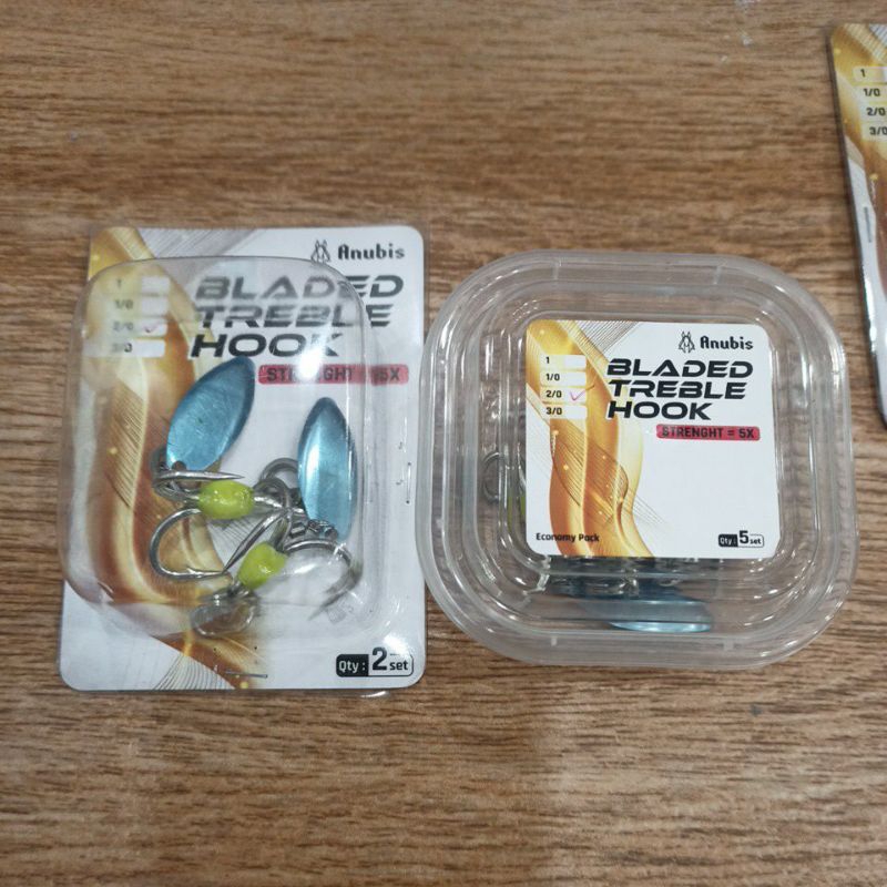 Treble Hook Anubis Bladed Treble Hook 5x strong
