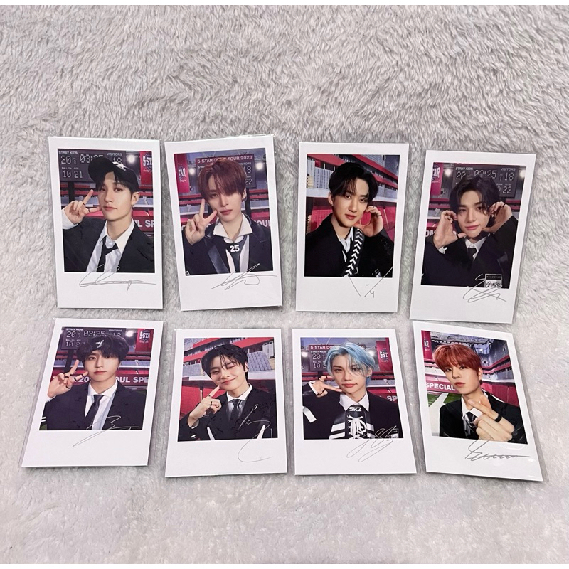 [READY] OFFICIAL Stray Kids 5-STAR DOME TOUR 2023 Seoul UNVEIL 13 Offline MD POLAROID - Chan Lee Kno