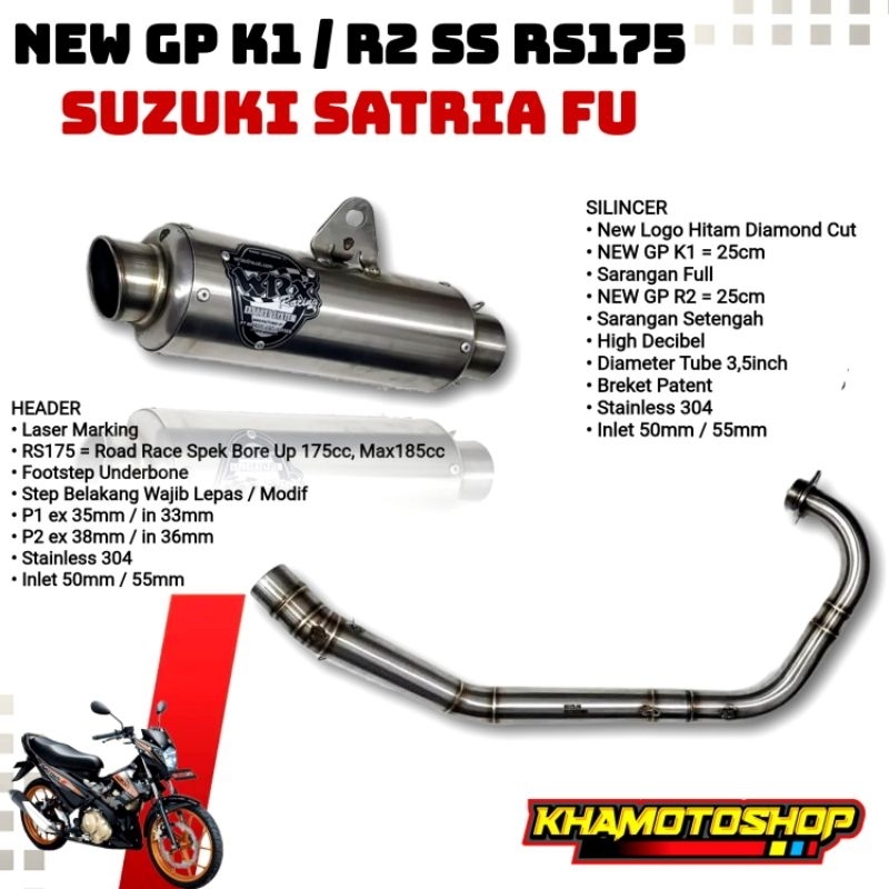 WRX NEW GP K1 / R2  SS RS175 SATRIA FU