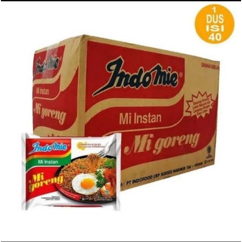 

Indomie goreng 1 Karton