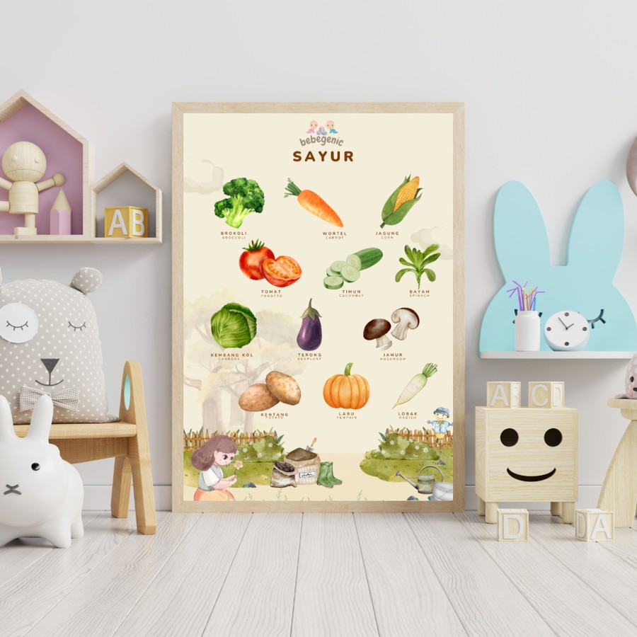 Poster Edukasi Anak Aesthetic