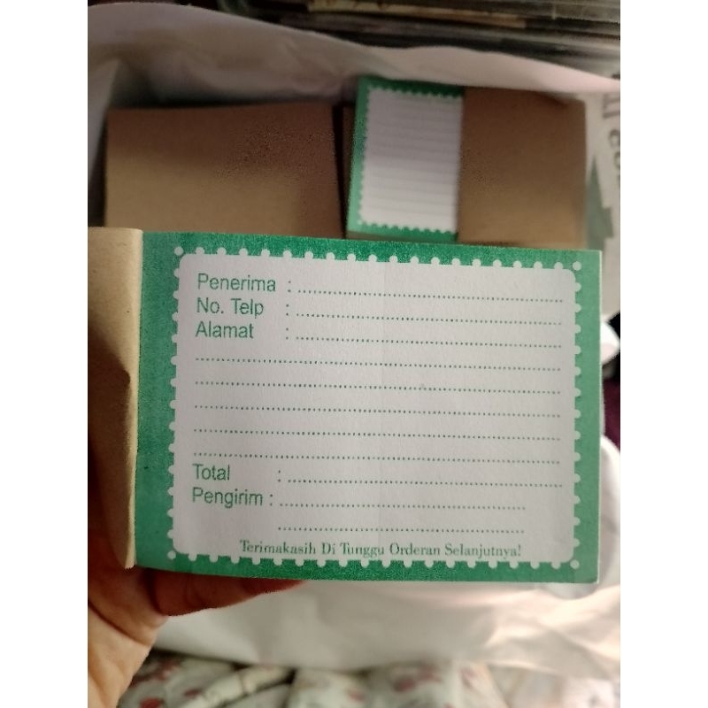 

nota pengiriman olshop