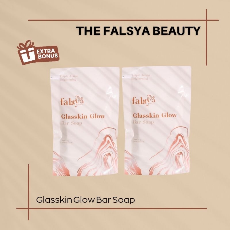Falsya Glasskin Glow Bar Soap - Sabun Pencerah - Sabun Pemutih