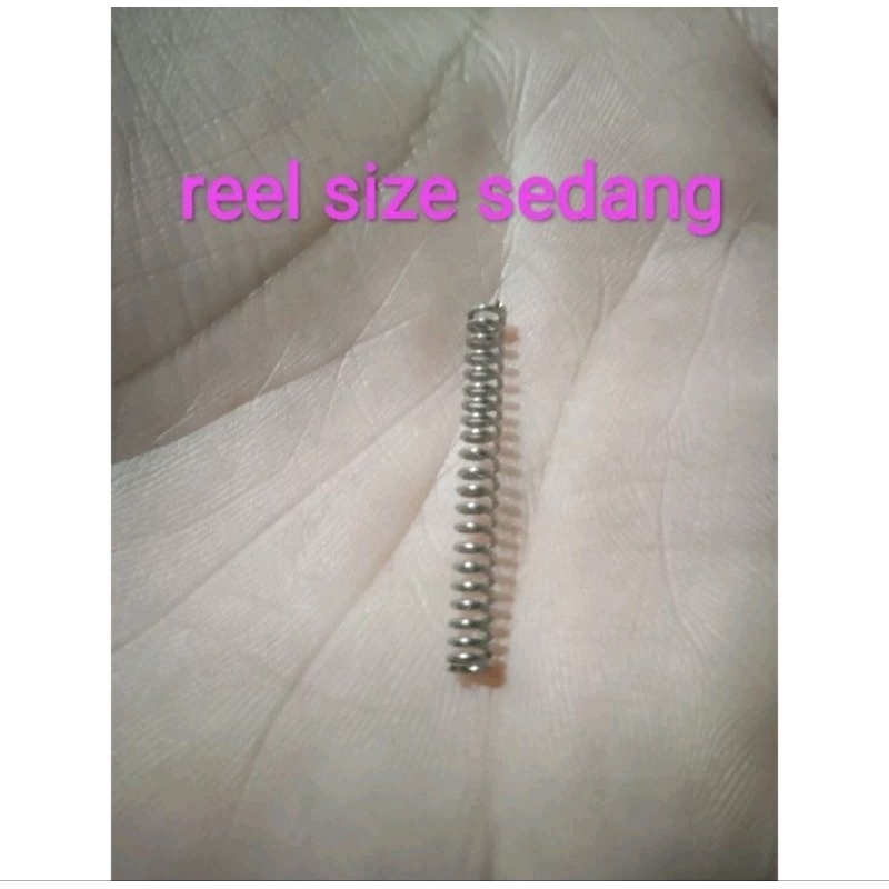per bail arm reel model pulpen size sedang