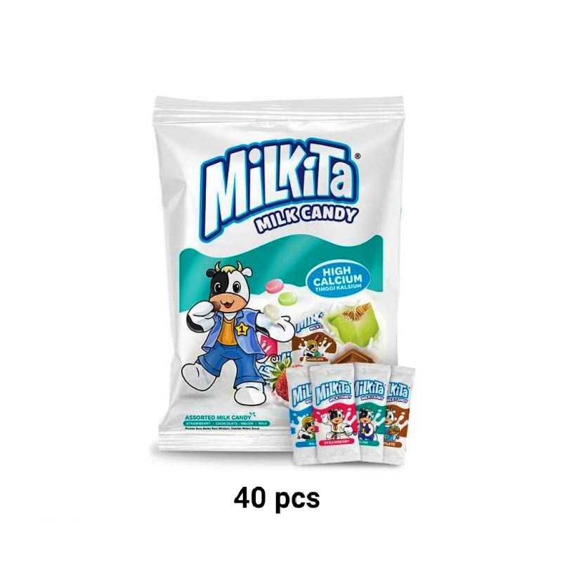 

Permen MILKITA ISI 40pcs X 2,8 GR