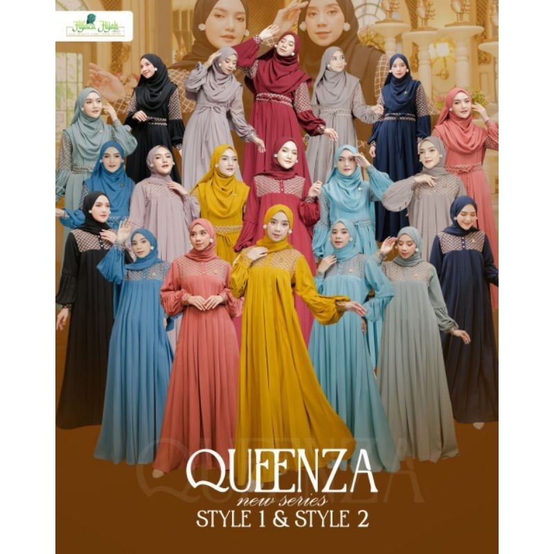 Gamis atau Dress Quenzaa by al faza original product