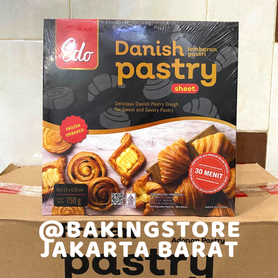

Pesan sekarang Danish Pastry Sheet Edo 75 gr Lembaran Adonan Pastri PROMO HALAL