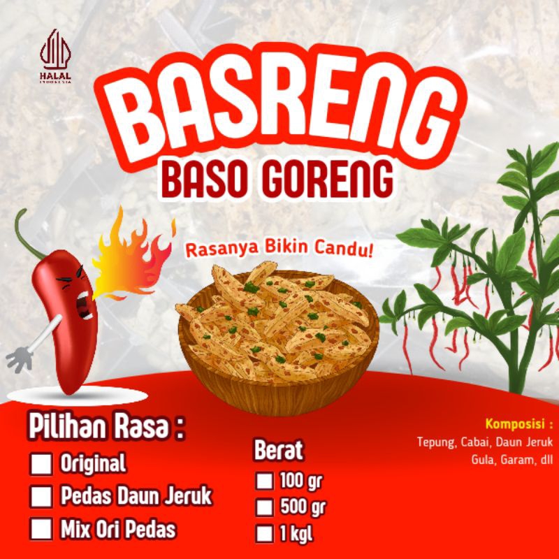 

BASRENG MURAH 1 KG RENYAH ASLI ENAK