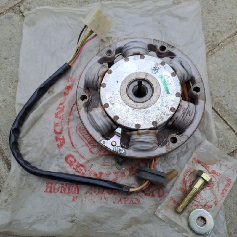 SPUL SPULL MAGNET MAGNIT ASSY KOMPLIT HONDA S90 S90Z CT90 H90 H90Z ORI ORIGINAL
