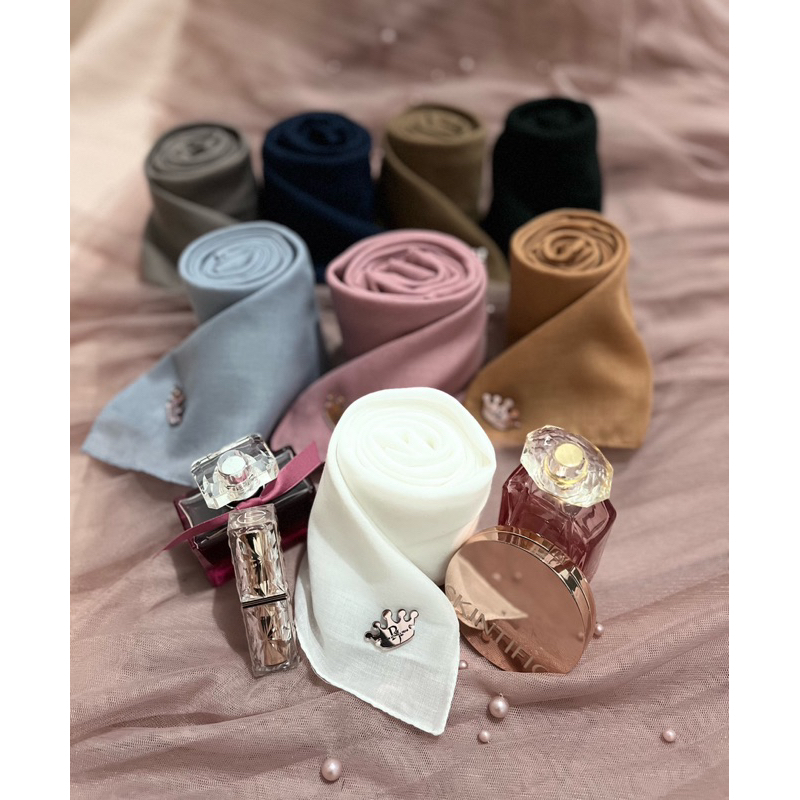 RJ Hijab paris premium warna mocca