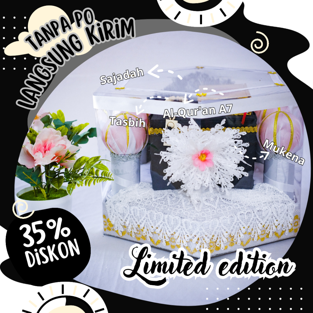 seperangkat alat sholat seserahan/ seperangkat alat sholat mahar/ seserahan alat sholat/ seperangkat