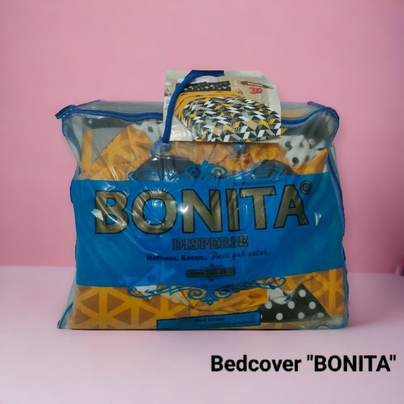 Sprei Bedcover Set BONITA promo murah