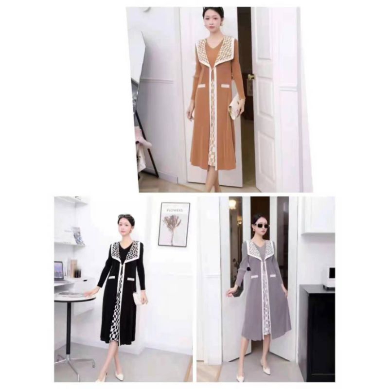Versch - Dress Plisket Premium Import