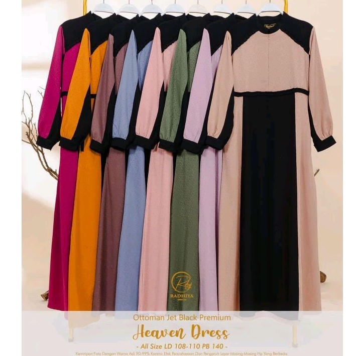BerMus - Gamis Heaven Dress by Radhiya 442 Original