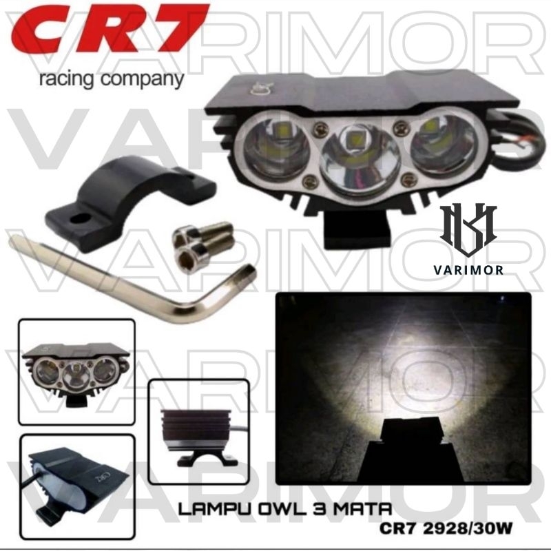 LAMPU SOROT LED OWL 3 MATA