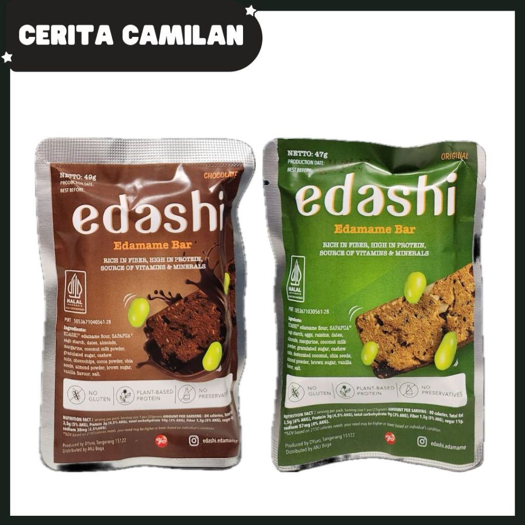 

Edamame Protein Bar Edashi 47-49 gram