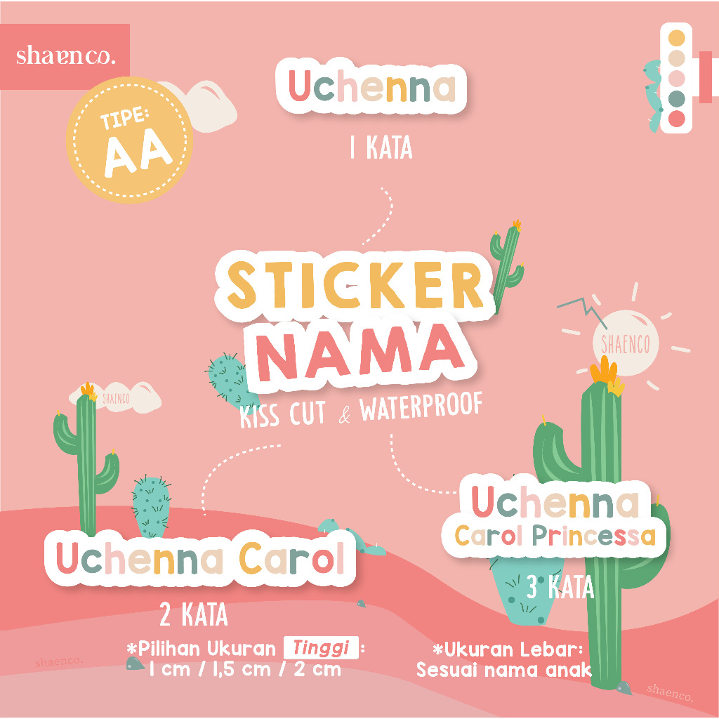 

STIKER LABEL NAMA SEKOLAH KANTOR ANAK WATERPROOF VINYL CUSTOM