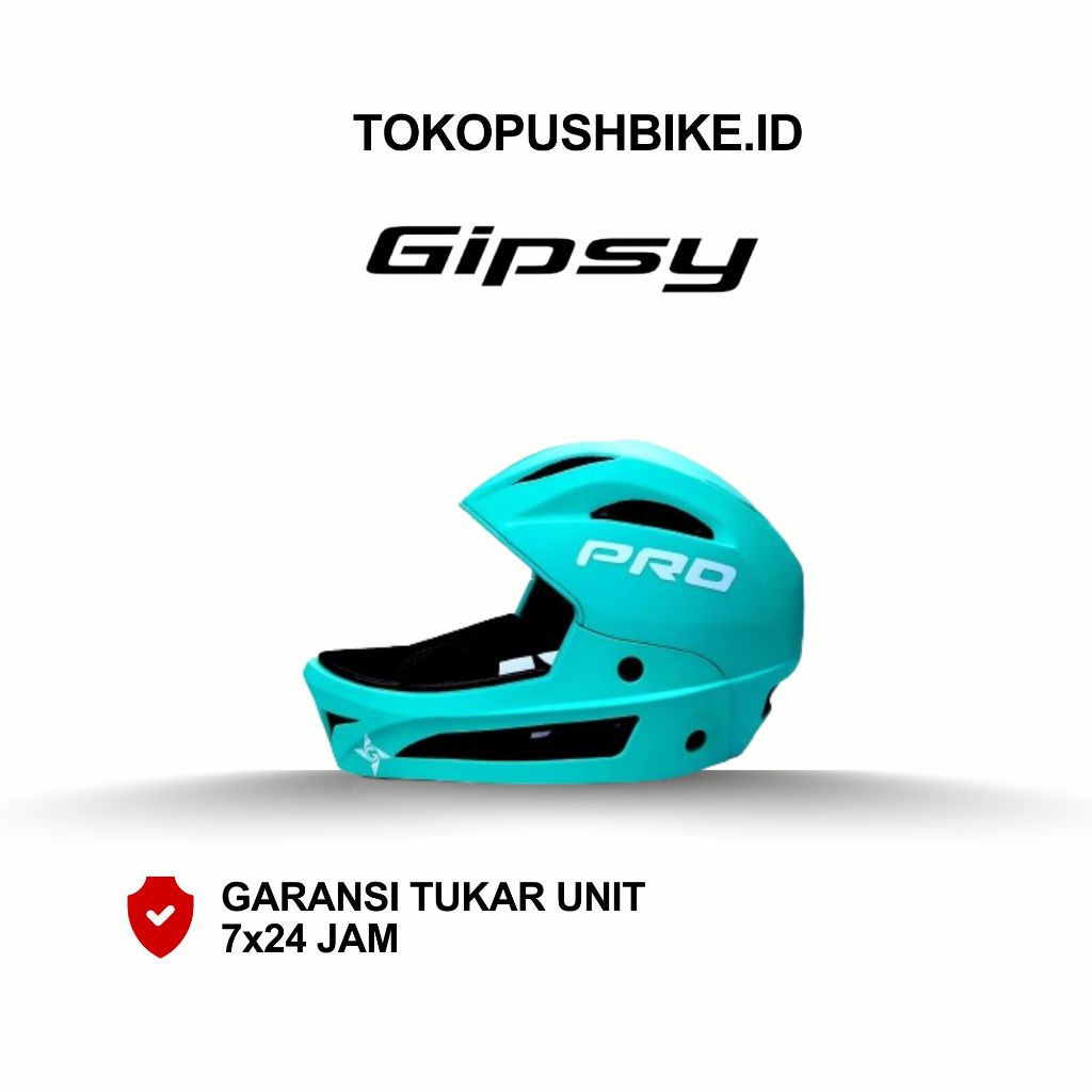 𝗢𝗥𝗜 HELM PUSHBIKE GIPSY G-PRO ORIGINAL - HELM ANAK Balance Bike / Pushbike / MTB