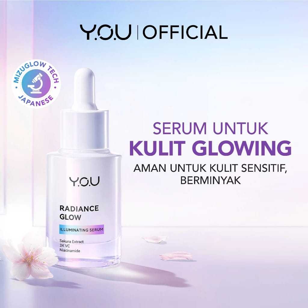 YOU Radiance Glow Illuminating Serum | Brightening Vitamin C Niacinamide | Gentle Glowing Skin | RG