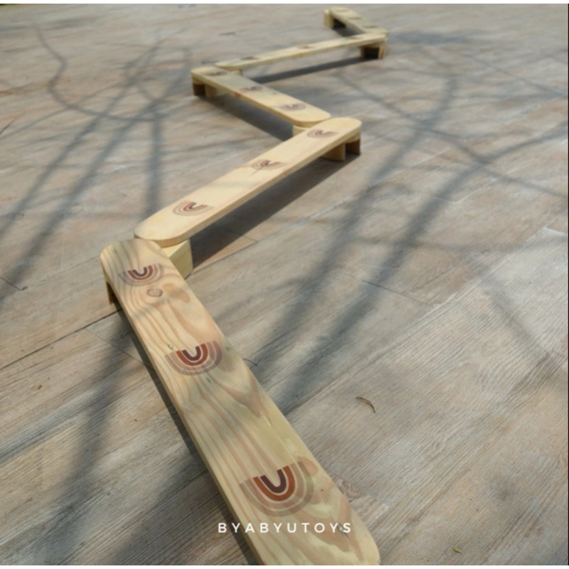 Balance beam mainan keseimbangan anak sensory toy