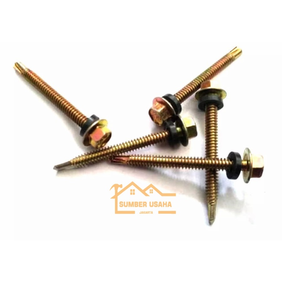 50 PCS BAUT ROOFING / SKRUP /SEKRUP ROOFING MURAH  SUJ