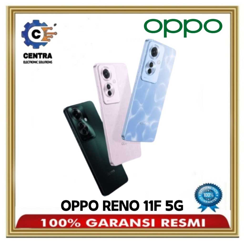 OPPO RENO 11F 5G NFC 8/256 GB RAM 8GB +8GB ROM 256GB GARANSI RESMI